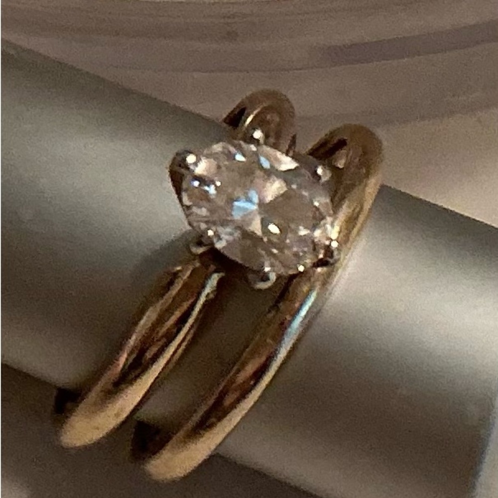 Diamond Wedding Ring Set - Picture 8 of 10